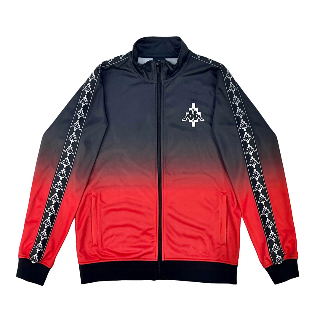 MARCELO BURLON - 中古 kappa カッパ コラボ ロゴ 黒赤 MARCELO BURLON - 中古 kappa カッパ コラボ ロゴ 黒赤