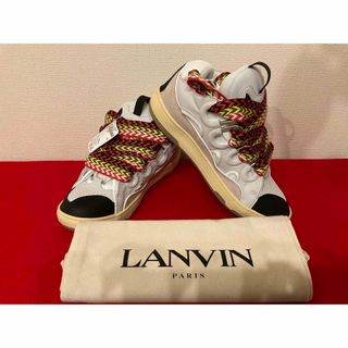 ランバン(LANVIN)の【新品 最終価格!!】 LANVIN LEATHER CURB SNEAKERS(スニーカー)