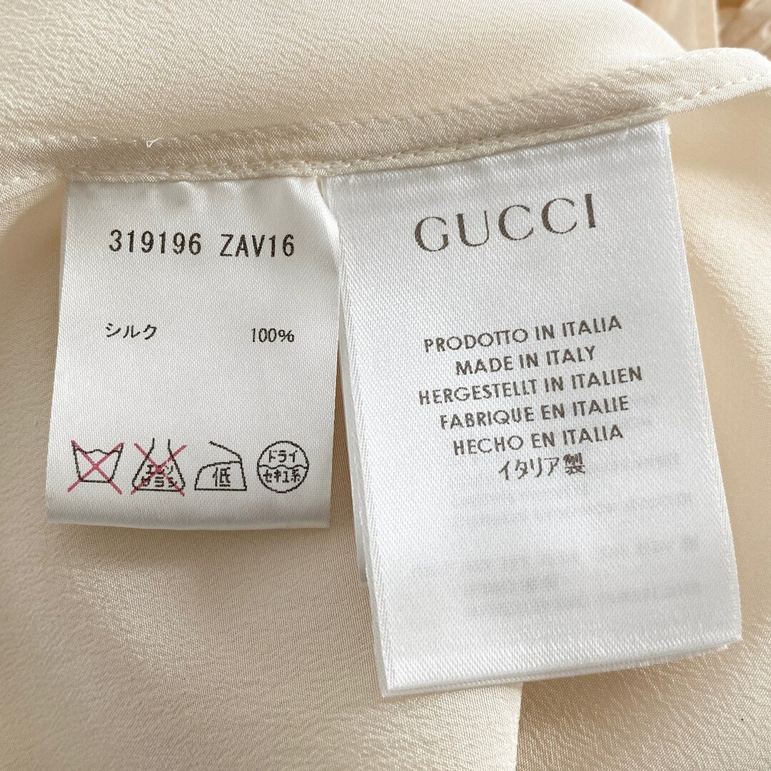 GUCCI - 5k29《美品》イタリア製 GUCCI グッチ ボウタイシルク GUCCI - 5k29《美品》イタリア製 GUCCI グッチ ボウタイシルク
