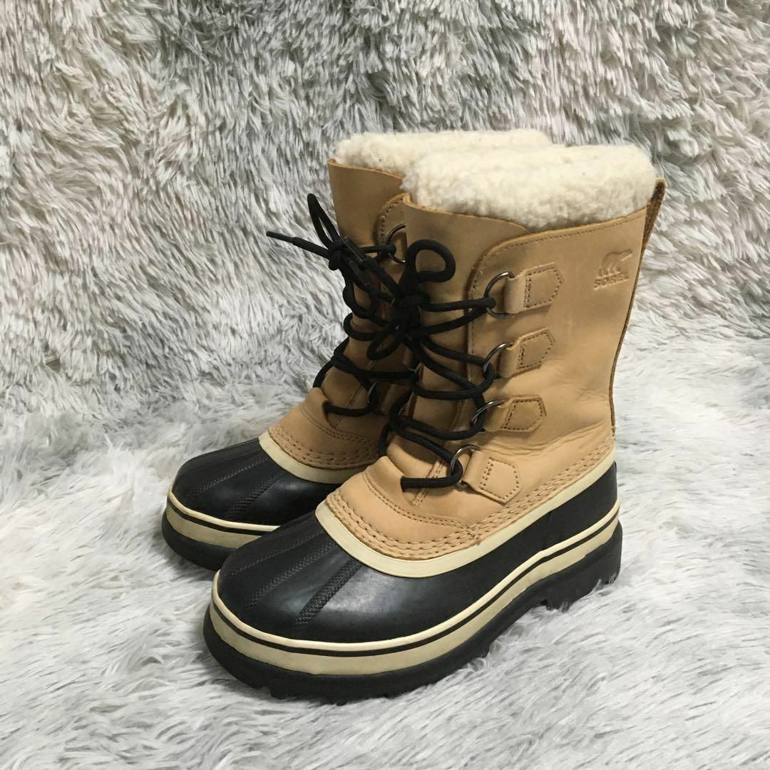 ブーツ未使用品 SOREL スノーブーツ ショートブーツ CARIBOU カリブー