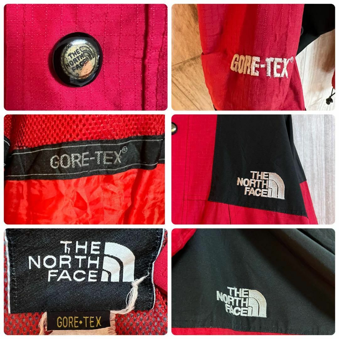 THE NORTH FACE(ザノースフェイス)のザノースフェイスゴアテックスジャケット　刺繍ロゴ　ハイネック　マウンテンパーカー メンズのジャケット/アウター(マウンテンパーカー)の商品写真