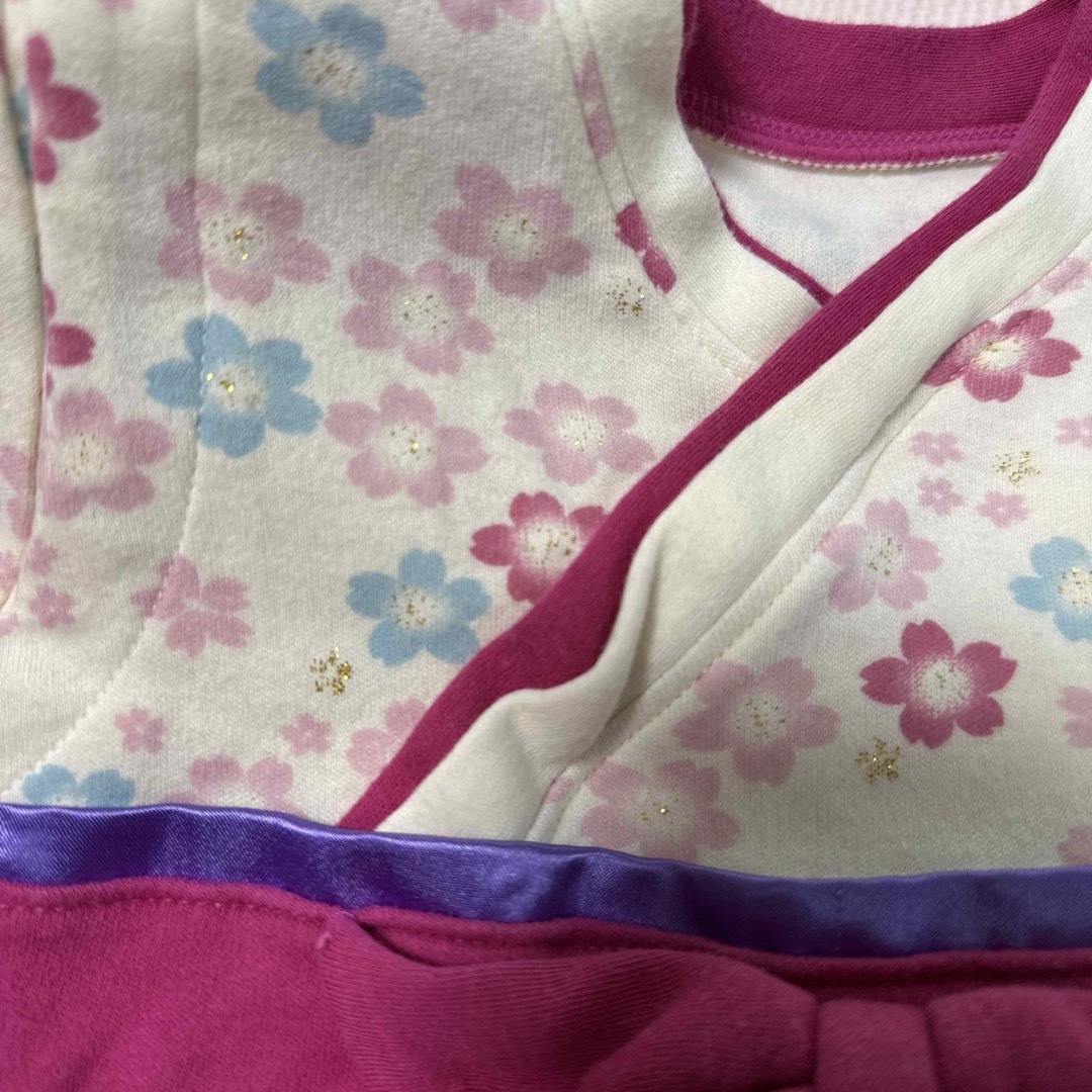 ベルメゾン(ベルメゾン)の袴ロンパース  70 キッズ/ベビー/マタニティのベビー服(~85cm)(ロンパース)の商品写真