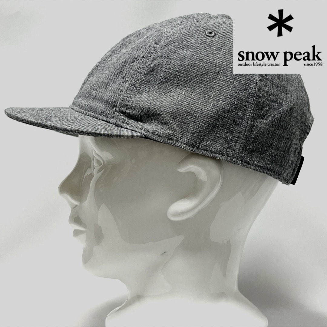 Snow Peak(スノーピーク)の【新品】日本発アウトドアブランドsnow peakスノーピーク②ウール混キャップ メンズの帽子(キャップ)の商品写真