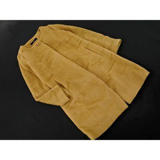 シップス(SHIPS)のシップス アンゴラ混 ノーカラー コート size36/ベージュ ◆■ レディース(その他)