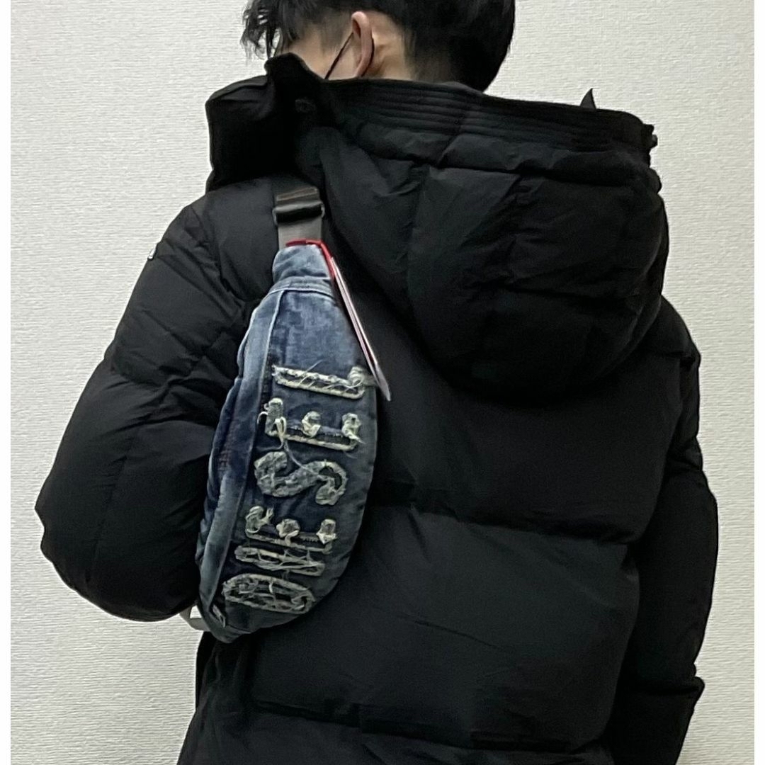 DIESEL - ディーゼル ベルトバッグ 1323 デニム 新品 タグ付 DIESEL - ディーゼル ベルトバッグ 1323 デニム 新品 タグ付