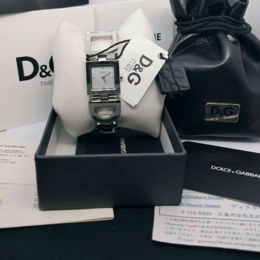 定価9万円 ドルチェ&ガッバーナ レディース 腕時計 ドルガバ D&G 動作品