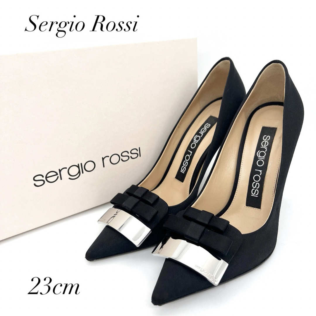 Sergio Rossi - ✨美品✨ セルジオロッシ sr1 パンプス 23cm ブラック