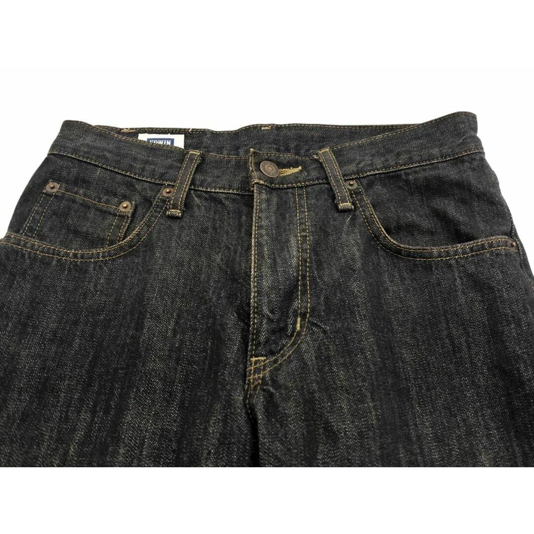 EDWIN(エドウィン)のEDWIN エドウィン 403 デニムパンツ size28/黒 ■■ メンズ メンズのパンツ(デニム/ジーンズ)の商品写真