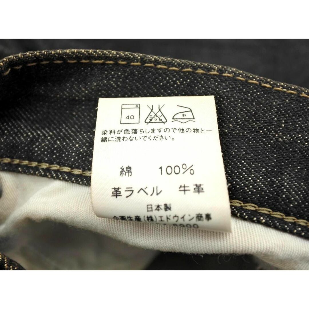 EDWIN(エドウィン)のEDWIN エドウィン 403 デニムパンツ size28/黒 ■■ メンズ メンズのパンツ(デニム/ジーンズ)の商品写真