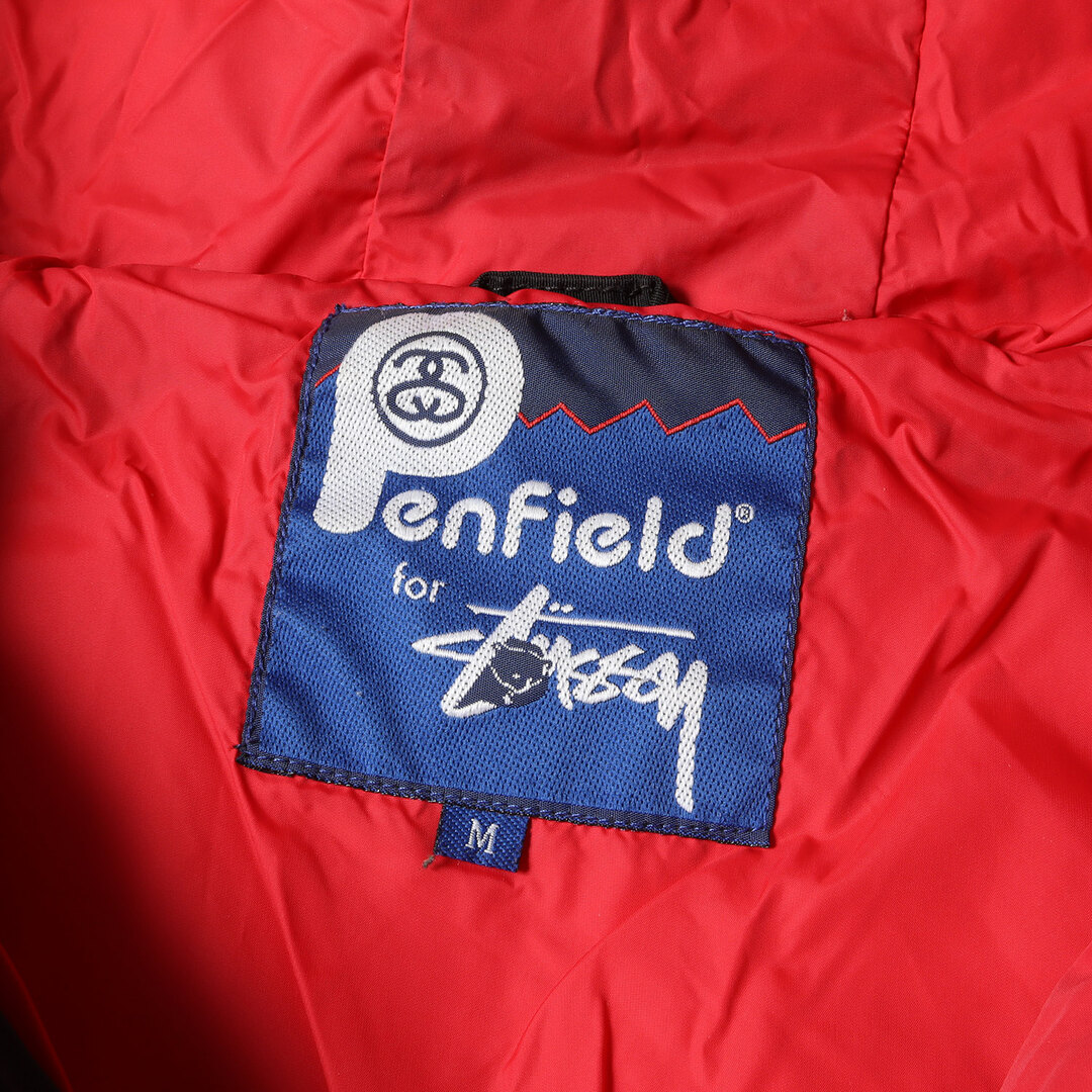 STUSSY(ステューシー)のSTUSSY ステューシー ジャケット サイズ:M Penfield ペンフィールド 60/40クロス N-3B ダウン ジャケット ブラック 黒 アウター ブルゾン コート コラボ【メンズ】【中古】 メンズのジャケット/アウター(ミリタリージャケット)の商品写真