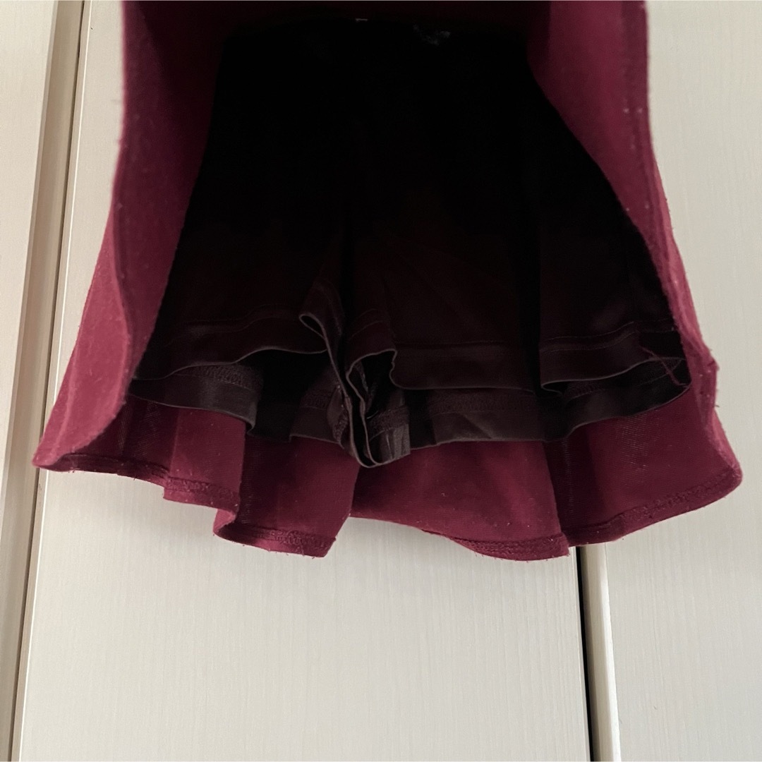 BACK NUMBER(バックナンバー)のバックナンバー　キッズ　女の子　フレアスカート キッズ/ベビー/マタニティのキッズ服女の子用(90cm~)(スカート)の商品写真