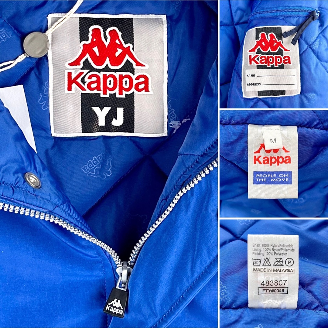 Kappa(カッパ)の新品 Kappa 222BANDA 袖ライン 中綿キルティング フードジャケット メンズのジャケット/アウター(ブルゾン)の商品写真