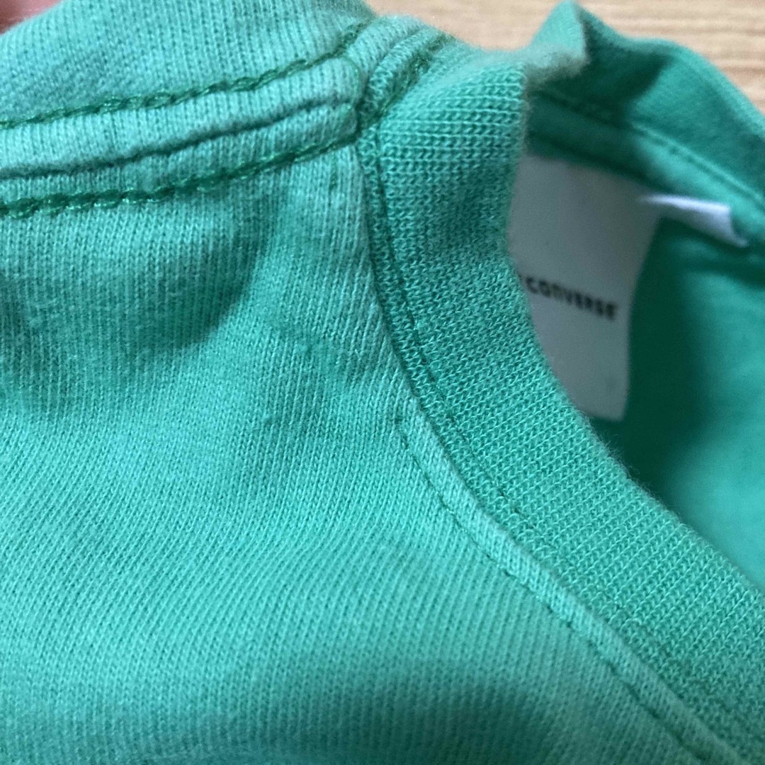 CONVERSE(コンバース)のCONVERSE Tシャツ 半袖 グリーン 80cm キッズ/ベビー/マタニティのベビー服(~85cm)(Ｔシャツ)の商品写真