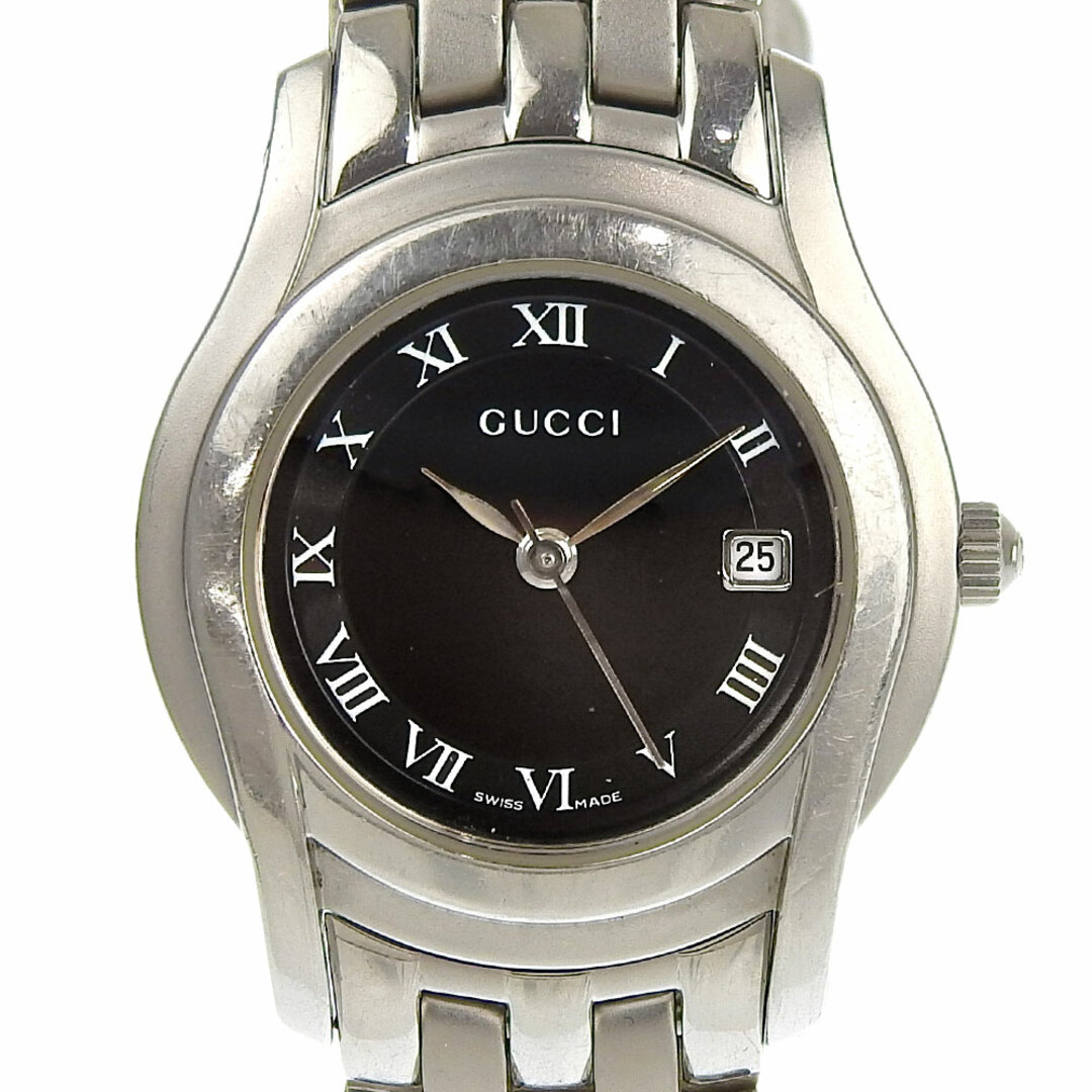 Gucci - 【本物保証】 グッチ GUCCI レディース クォーツ 電池 腕時計