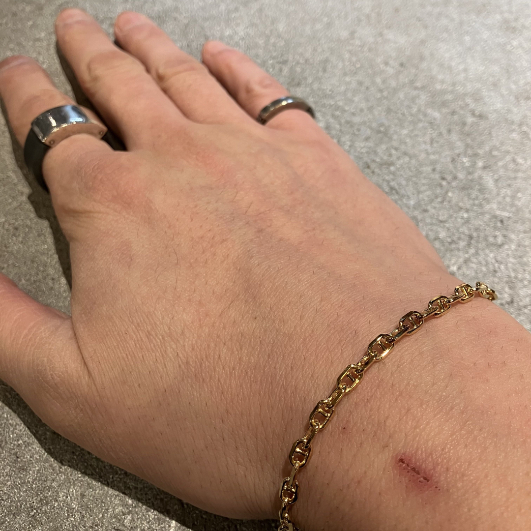 TOM WOOD - 新品 TOMWOOD Cable Chain Gold Bracelet 8.3の通販 by