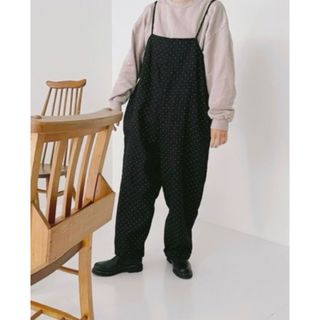 nest Robe - ネストローブ リネン ドットサロペットの通販 by D.I.