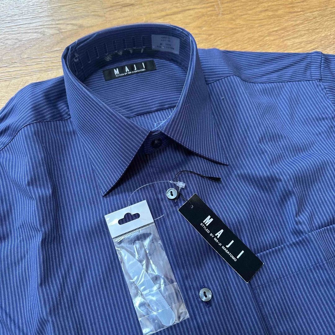 AOKI(アオキ)の新品未使用★AOKI【MAJI】メンズ 長袖 ワイシャツ カッターシャツ  メンズのトップス(シャツ)の商品写真