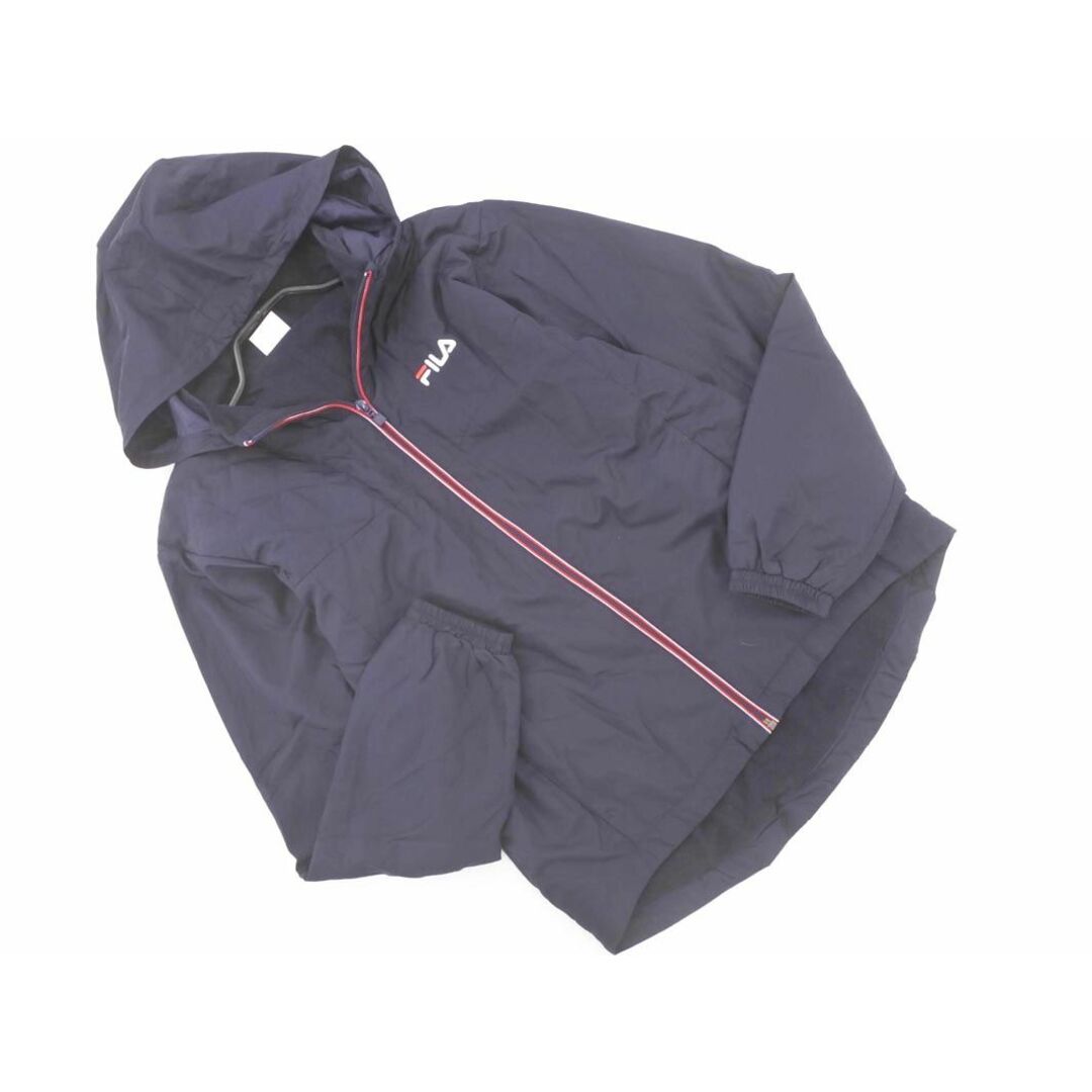 FILA - FILA フィラ ジップアップ パーカー 中綿 ジャケット sizeL/紺