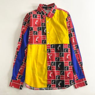 コムデギャルソン(COMME des GARCONS)の55k29《美品》フランス製 COMME des GARCONS SHIRT boys コムデギャルソンシャツ ボーイズ 19SS CINCINNATI BEARCATS SHIRT シンシナティ ベアキャッツ S マルチカラー フットボール(シャツ)