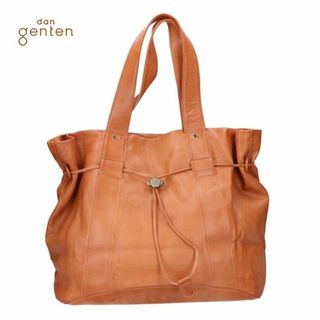 ゲンテン(genten)の新品 dan genten✨ゲンテン 山羊革 ゴートヌメ トートバッグ キャメル(トートバッグ)