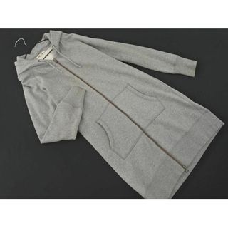 シップス(SHIPS)のSHIPS シップス ロング ダブル ジップアップ パーカー sizeS/グレー ◇■ レディース(パーカー)