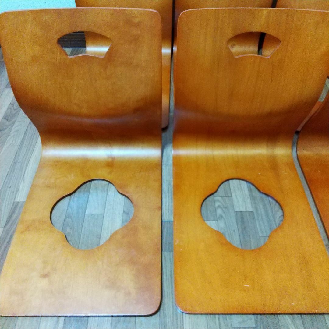 HIKARI 光製作所 曲げ木座椅子 6脚セット 和モダン