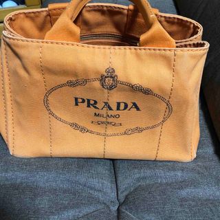 プラダ(PRADA)のPRADAトートバックオレンジ(トートバッグ)