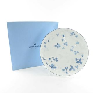 ウェッジウッド(WEDGWOOD)の美品 WEDGWOOD ウェッジウッド ストロベリーブルー 大皿 1枚 27cmプレート SU4512X (食器)