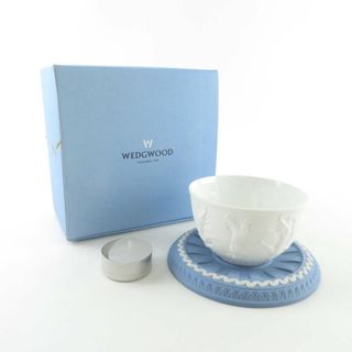 ウェッジウッド(WEDGWOOD)のWEDGWOOD ウェッジウッド キャンドルホルダー ドーム 1点 スタンド 置き ロウ 蝋 アロマ 陶器 SU4515X (日用品/生活雑貨)