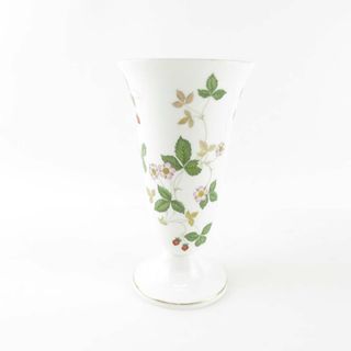 ウェッジウッド(WEDGWOOD)のWEDGWOOD ウェッジウッド ワイルドストロベリー 花瓶 1点 H17.5cm フラワーベース 一輪挿し 花器 SU4525X (花瓶)