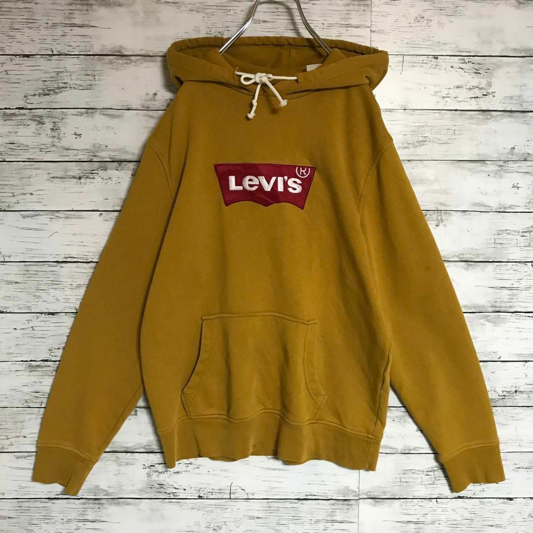 Levi's(リーバイス)の【人気カラー】リーバイス ビックロゴパーカー からし色 人気定番 H532 メンズのトップス(パーカー)の商品写真