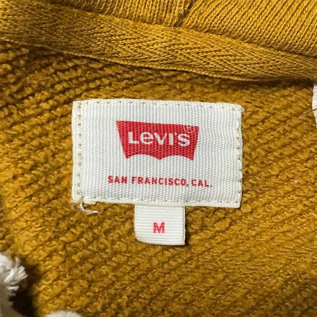 Levi's(リーバイス)の【人気カラー】リーバイス ビックロゴパーカー からし色 人気定番 H532 メンズのトップス(パーカー)の商品写真