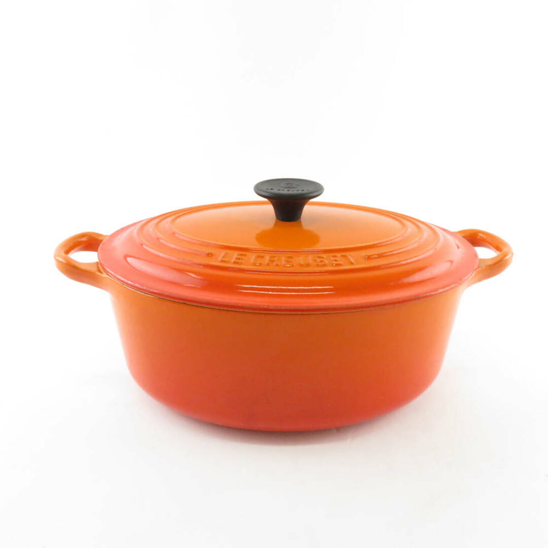 鍋/フライパンLe Creuset ルクルーゼ ココットオーバル 両手鍋 1点 鋳物ホーロー 23cm 2.6L 料理 調理器具 キッチン IH対応 SU4538X