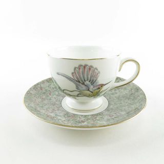 ウェッジウッド(WEDGWOOD)の美品 WEDGWOOD ウェッジウッド ハミングバード ティーカップ＆ソーサー 1客 リー 鳥 SU4545X (グラス/カップ)