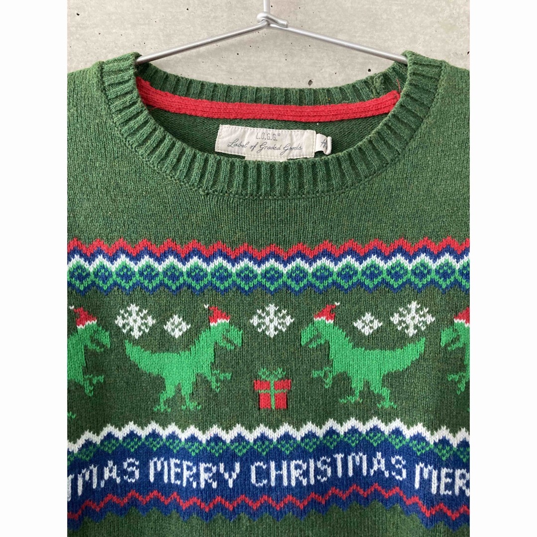 H&M(エイチアンドエム)のH&M クリスマス ニット 子供 キッズ 140cm キッズ/ベビー/マタニティのキッズ服男の子用(90cm~)(ニット)の商品写真