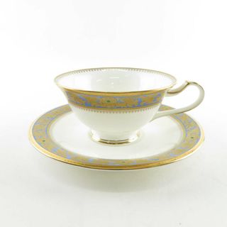 ノリタケ(Noritake)の美品 Noritake ノリタケ 4465 グランブロシェ ティーカップ＆ソーサー 1客 金彩 花柄 SU4588X (グラス/カップ)