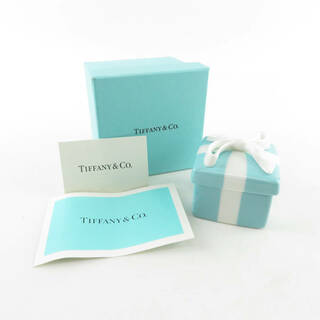 ティファニー(Tiffany & Co.)の未使用 TIFFANY＆Co. ティファニー ブルーボックス 小物入れ 1点 リボン アクセサリー ジュエリー SU4589X (置物)
