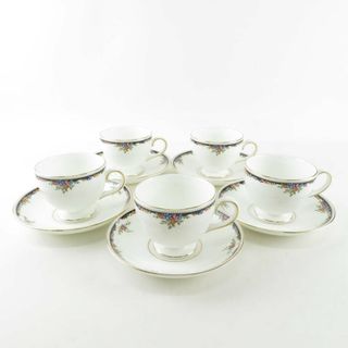 ウェッジウッド(WEDGWOOD)のWEDGWOOD ウェッジウッド オズボーン ティーカップ＆ソーサー 5客 セット リー SU4596X (グラス/カップ)