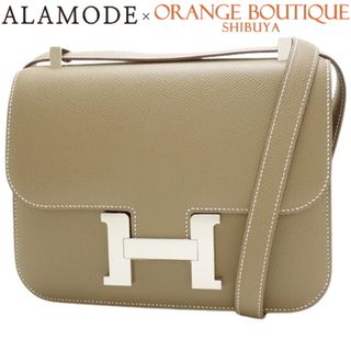 エルメス(Hermes)のHERMES(エルメス) コンスタンス3 24 ショルダーバッグ 2way 肩掛け コンスタンスⅢ ヴォーエプソン パラジウム金具 エトゥープ/エトープ グレージュ シルバー金具 U刻印 レディース 40802077148【未使用】【アラモード】(ショルダーバッグ)