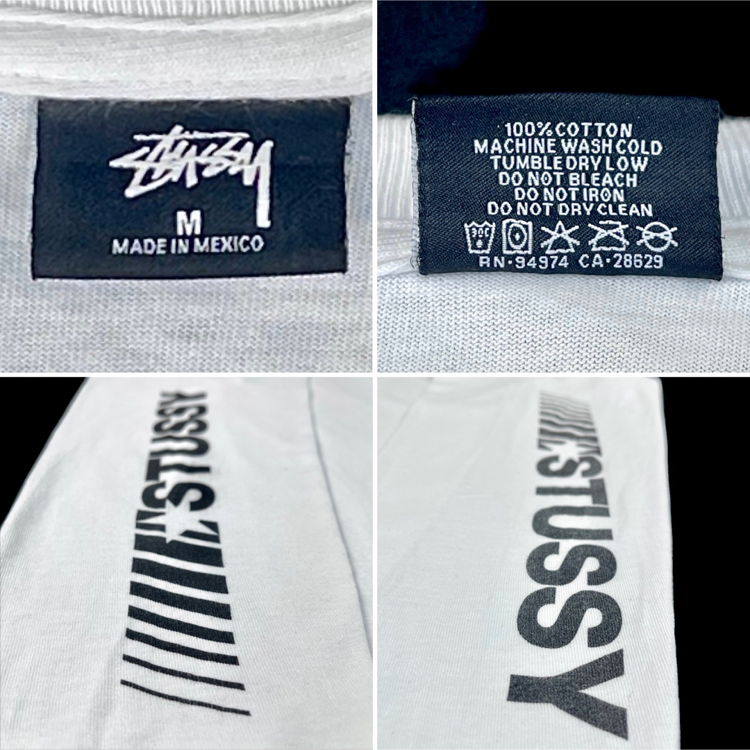 STUSSY(ステューシー)の中古 STUSSY 星スター 袖スリーブ ブランド ロゴ 無地 シンプル ロンT メンズのトップス(Tシャツ/カットソー(七分/長袖))の商品写真