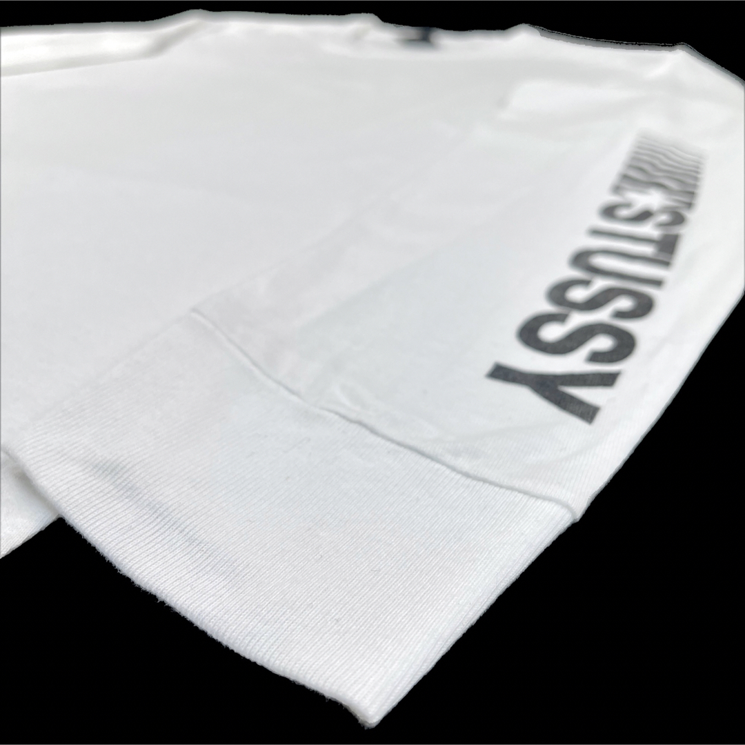 STUSSY(ステューシー)の中古 STUSSY 星スター 袖スリーブ ブランド ロゴ 無地 シンプル ロンT メンズのトップス(Tシャツ/カットソー(七分/長袖))の商品写真