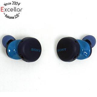 ソニー(SONY)のSONY　ワイヤレスステレオヘッドセット　WF-XB700 (L)　ブルー 元箱あり(ヘッドフォン/イヤフォン)