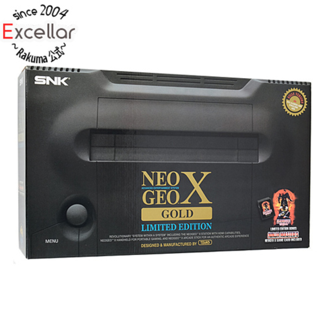 【新品訳あり(箱きず・やぶれ)】 SNK　NEOGEO X GOLD ENTERTAINMENT SYSTEM　初回特典付き仕様