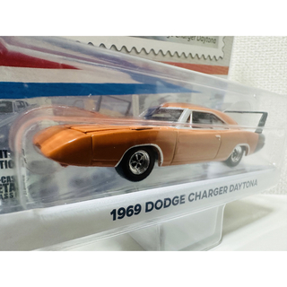 クライスラー(Chrysler)のグリーンライト/'69 Dodgeダッジ Chargerチャージャー 1/64(ミニカー)
