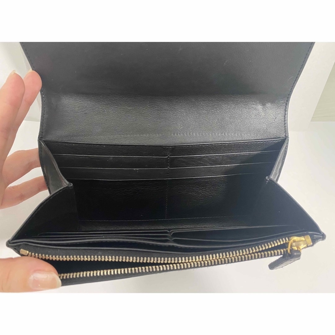 Yves Saint Laurent - イヴサンローラン長財布(ゴールド金具)の通販 by