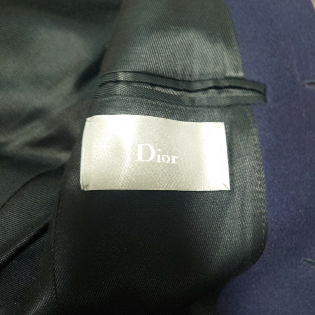 DIOR HOMME(ディオールオム)のディオールオム　チェスターコート　44 ダウンデニムシャツパンツコート メンズのジャケット/アウター(チェスターコート)の商品写真