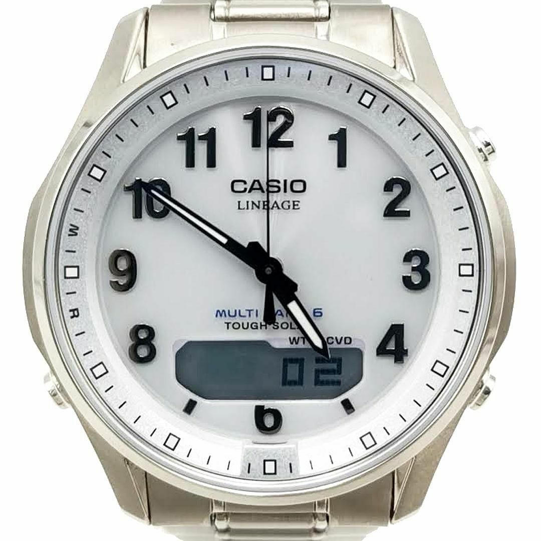 CASIO(カシオ)の美品 カシオCASIO 腕時計 リニエージ タフソーラー 03-23112010 メンズの時計(腕時計(アナログ))の商品写真