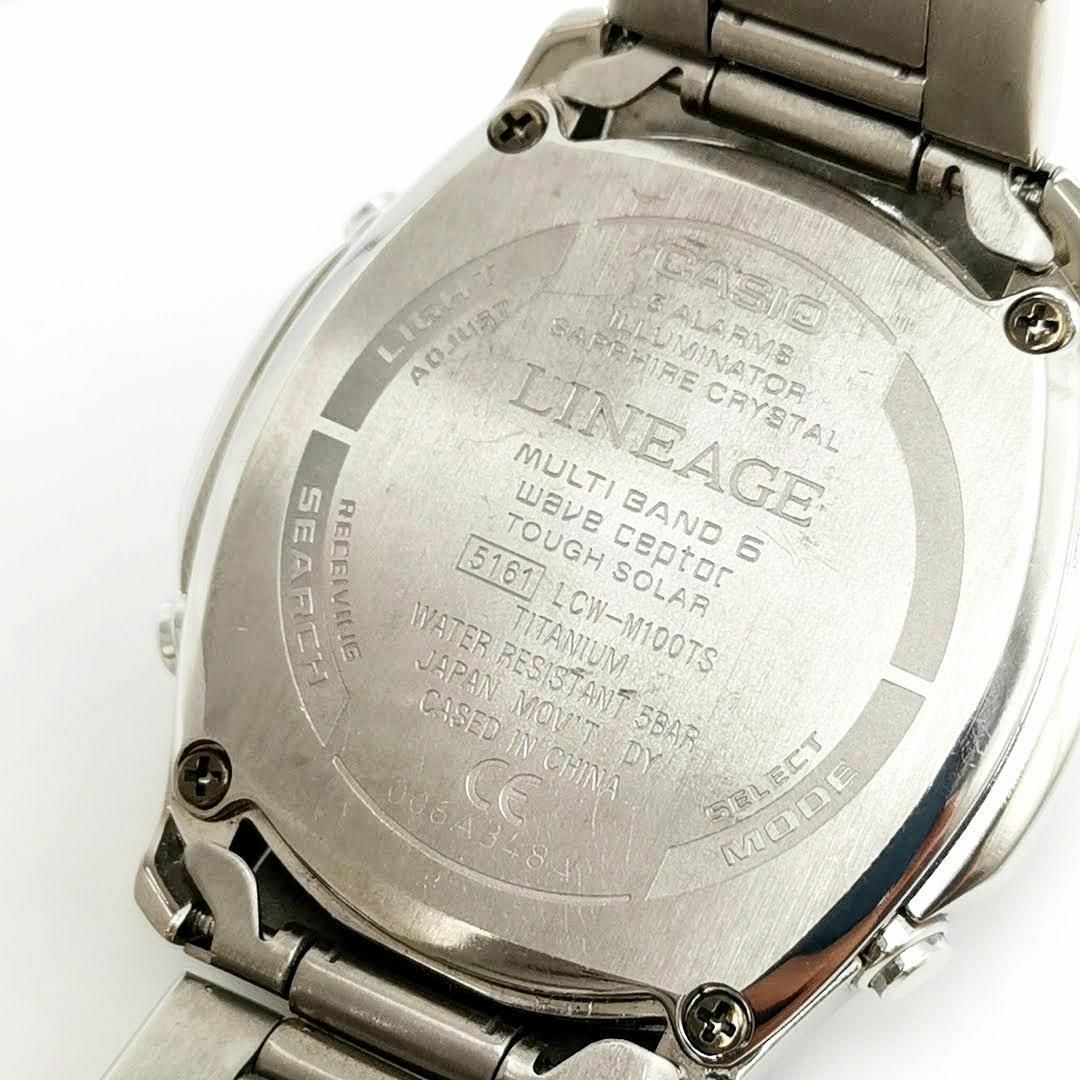 CASIO(カシオ)の美品 カシオCASIO 腕時計 リニエージ タフソーラー 03-23112010 メンズの時計(腕時計(アナログ))の商品写真