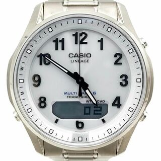 カシオ(CASIO)の美品 カシオCASIO 腕時計 リニエージ タフソーラー 03-23112010(腕時計(アナログ))