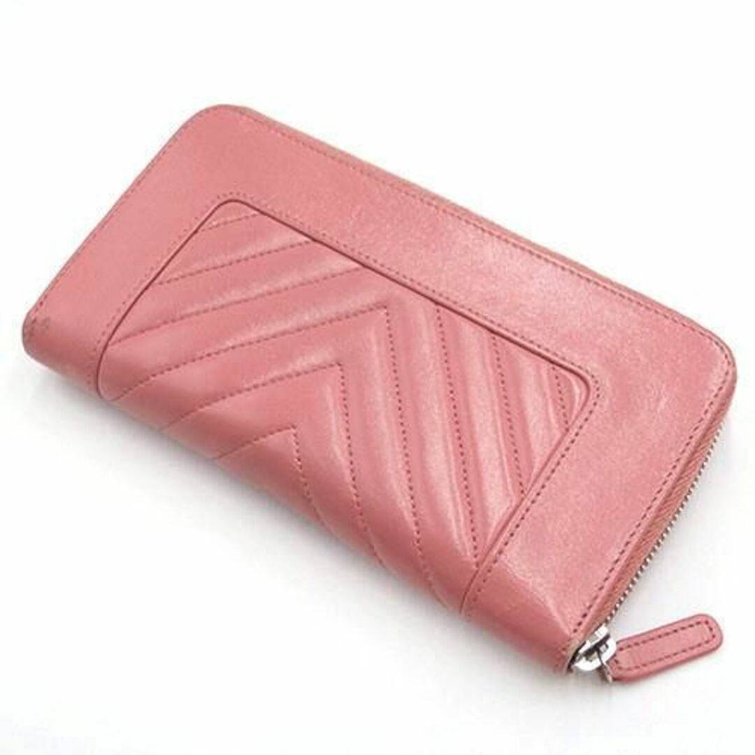 CHANEL - シャネル 財布 CHANEL ラムスキン CC ココマーク Vステッチ